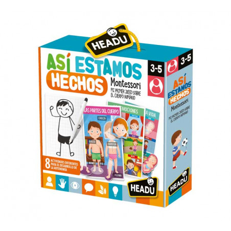 JUEGO HEADU "ASÍ ESTAMOS HECHOS - MONTESSORI"