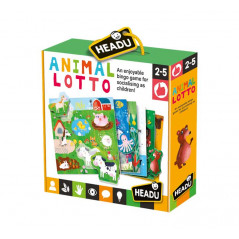 JUEGO HEADU "ANIMAL LOTTO - MONTESSORI"