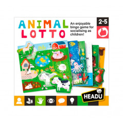 JUEGO HEADU "ANIMAL LOTTO - MONTESSORI"