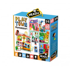 JUEGO HEADU "PLAY TOWN - MONTESSORI"