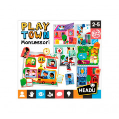 JUEGO HEADU "PLAY TOWN - MONTESSORI"