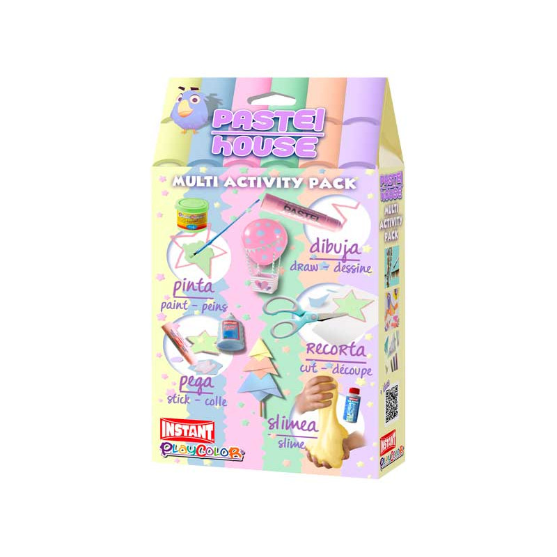 EXPOSITOR 6 PACKS PASTEL HOUSE