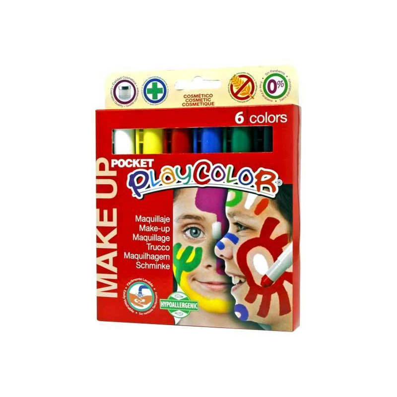 ESTUCHE 6 BARRAS PLAYCOLOR "MAKE UP - BASIC"