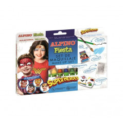 SET MAQUILLAJE FACIAL ALPINO "FIESTA: SUPERHEROES"