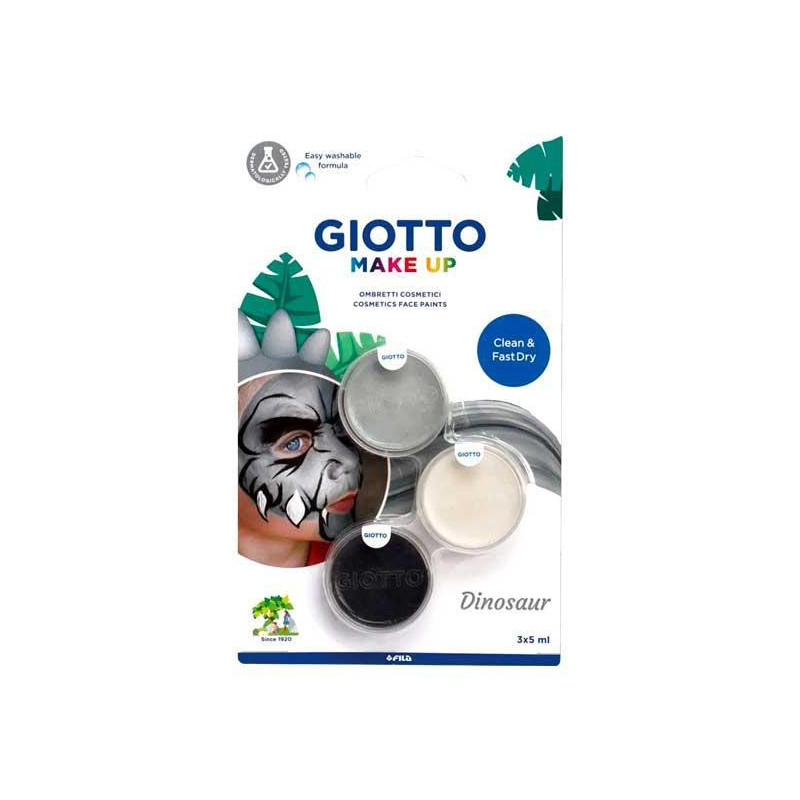 SET 3 BOTES GIOTTO "MAKE UP: DINO"