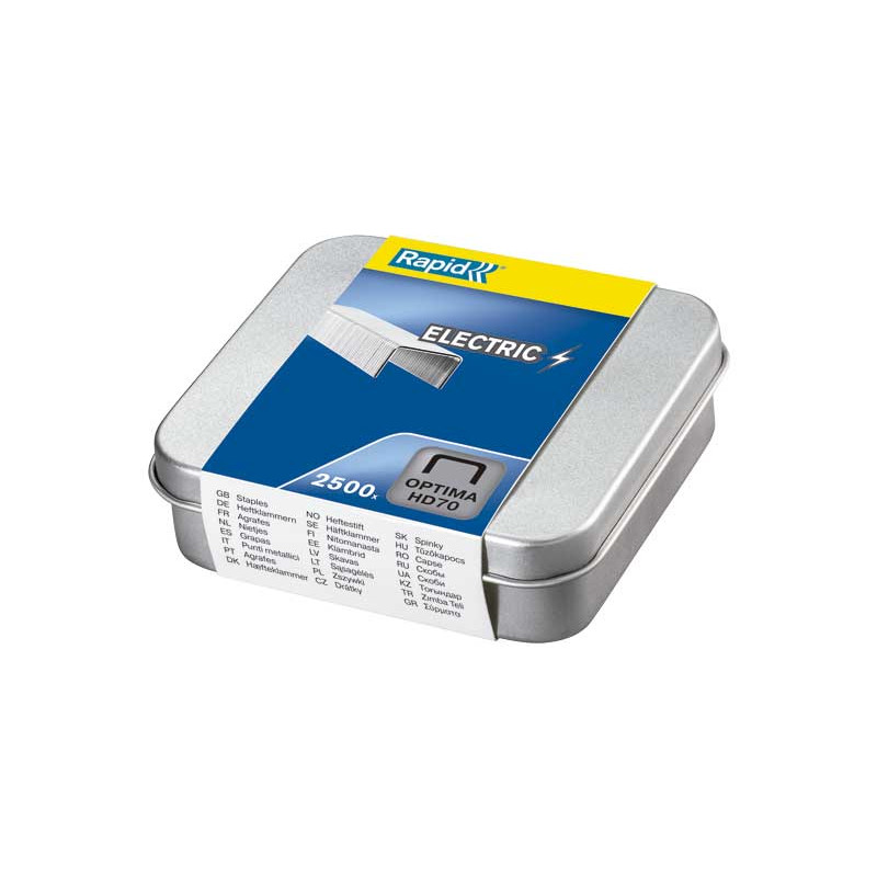 CAJA 2500 GRAPAS RAPID OPTIMA HD70 CAJA 2500 GRAPAS RAPID OPTIMA HD70