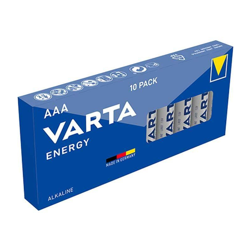 PACK 10 PILAS VARTA ALCALINAS LR03 PACK 10 PILAS VARTA ALCALINAS LR03