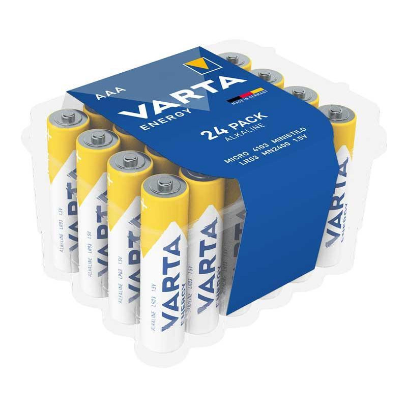 PACK 24 PILAS VARTA ALCALINAS LR03