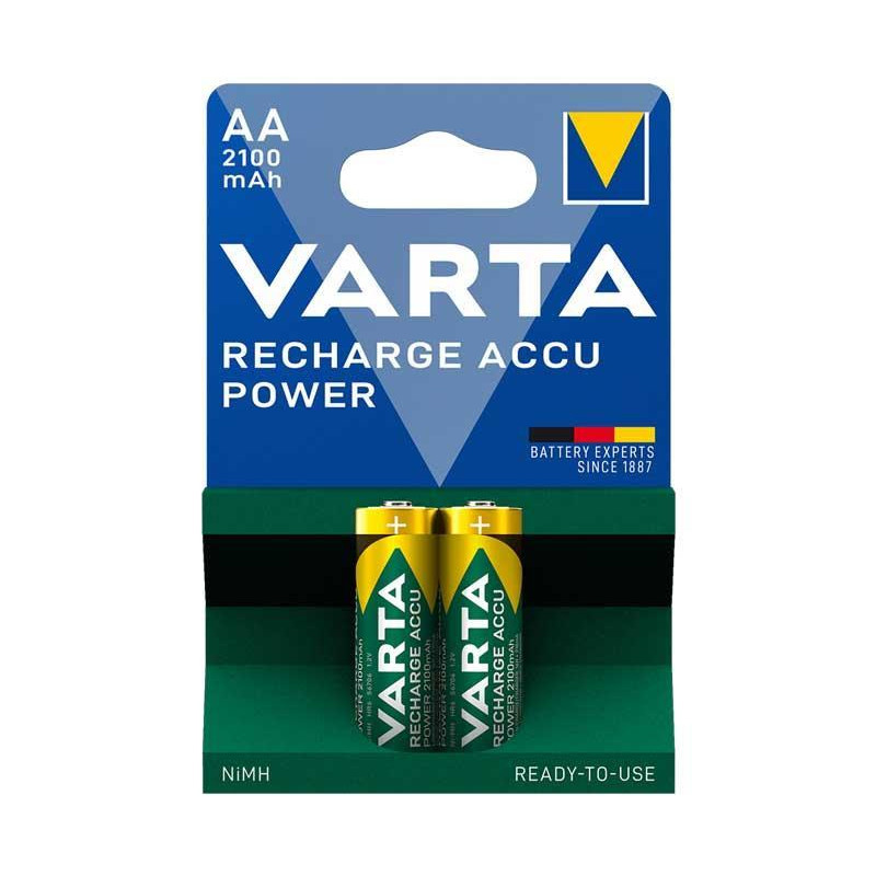 BLÍSTER 2 PILAS VARTA RECARGABLES HR6 BLÍSTER 2 PILAS VARTA RECARGABLES HR6