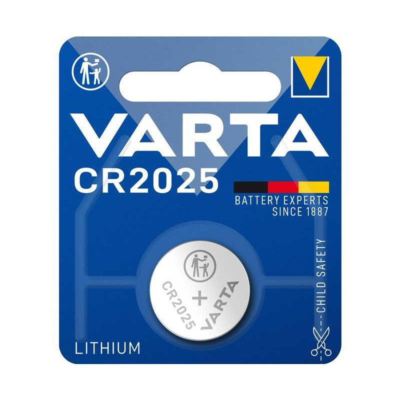 BLÍSTER 1 PILA VARTA DE BOTÓN CR2025 BLÍSTER 1 PILA VARTA DE BOTÓN CR2025