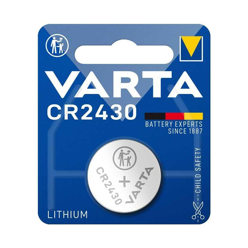 BLÍSTER 1 PILA VARTA DE BOTÓN CR2430 BLÍSTER 1 PILA VARTA DE BOTÓN CR2430