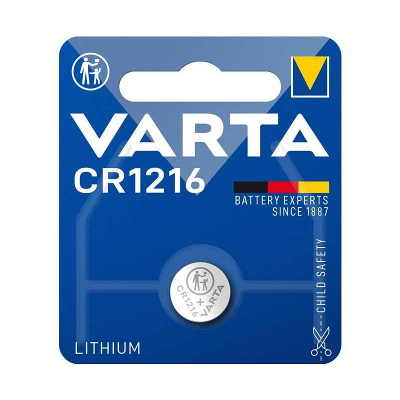 BLÍSTER 1 PILA VARTA DE BOTÓN CR1216 BLÍSTER 1 PILA VARTA DE BOTÓN CR1216