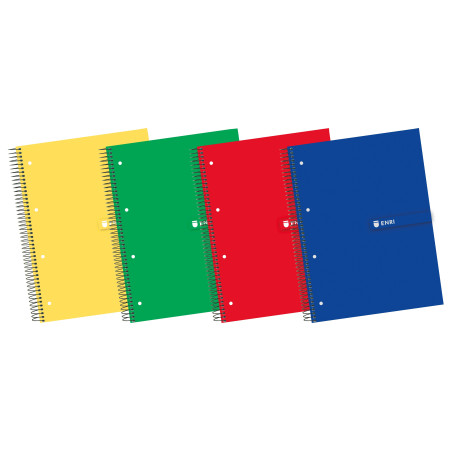 CUADERNO ENRI MICROPERFORADO A4 120h+40 5x5