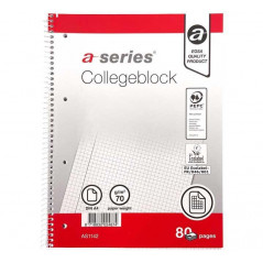 CUADERNO ESPIRAL A-SERIES A4 80h