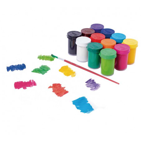 ESTUCHE 12 TÉMPERAS JOVI GOUACHE 15ml