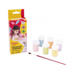 ESTUCHE 6 TÉMPERAS JOVI GOUACHE 15ml PASTEL