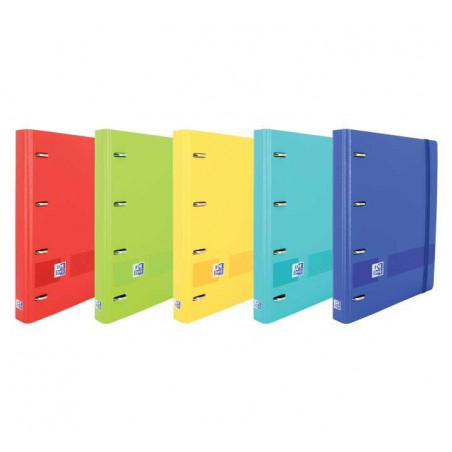 CARPETA OXFORD "EUROPEANBINDER+: LIVE&GO" A4+ COLORES VIVOS