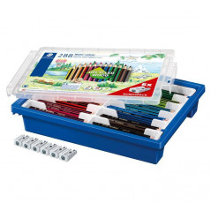 CAJA 288 LÁPICES STAEDTLER NORIS COLOUR 185 + 6 SACAPUNTAS