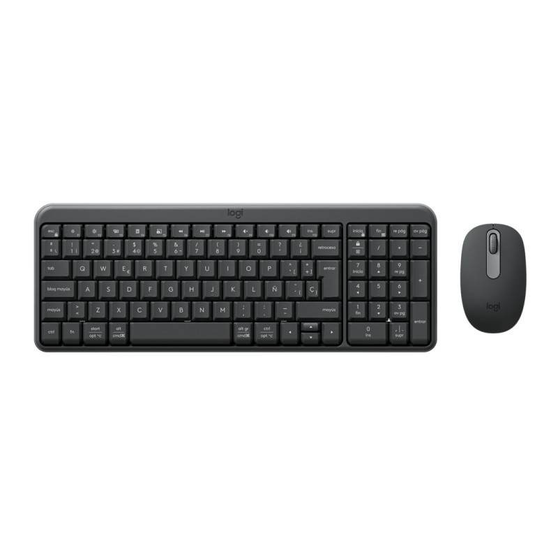 MK250 COMPACT BLUETOOTH WIRELESS COMBO TECLADO RATÓN INCLUIDO UNIVERSAL QWERTY ESPAÑOL GRAFITO
