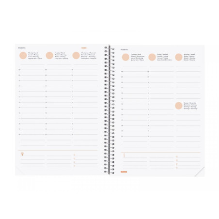 AGENDA FINOCAM "MYTIME" SEMANA VISTA VERTICAL 15,5x21,2cm