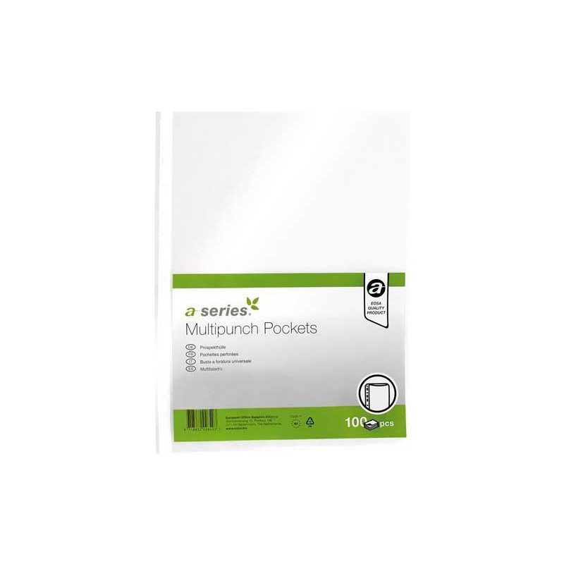 BOLSA 100 FUNDAS A-SERIES A4 50 MICRAS CRISTAL BOLSA 100 FUNDAS A-SERIES A4 50 MICRAS CRISTAL