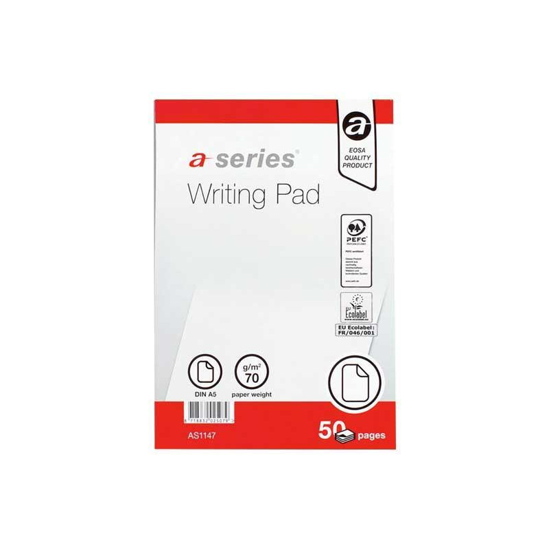 BLOC DE NOTAS A-SERIES A5 LISO CON TAPA 50h BLOC DE NOTAS A-SERIES A5 LISO CON TAPA 50h