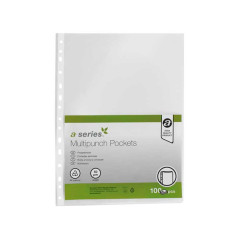 CAJA 100 FUNDAS A-SERIES CRISTAL Fº