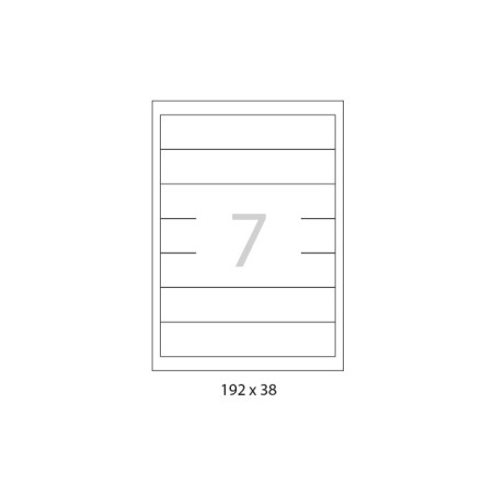 CAJA 100h ETIQUETAS A-SERIES 192x38mm