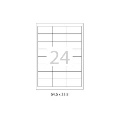 CAJA 100h ETIQUETAS A-SERIES 64,6x33,8mm