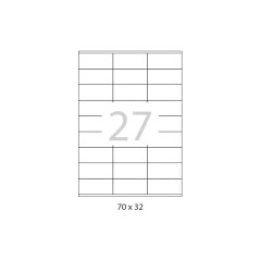 CAJA 100h ETIQUETAS A-SERIES 70x32mm
