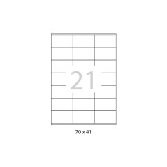 CAJA 100h ETIQUETAS A-SERIES 70x41mm