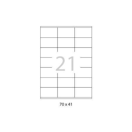 CAJA 100h ETIQUETAS A-SERIES 70x41mm