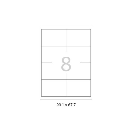 CAJA 100h ETIQUETAS A-SERIES 99,1x67,7mm