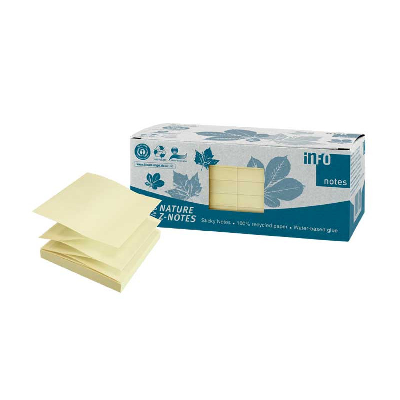 CAJA 12 BLOCS DE NOTAS A-SERIES Z-NOTES 75x75mm CAJA 12 BLOCS DE NOTAS A-SERIES Z-NOTES 75x75mm