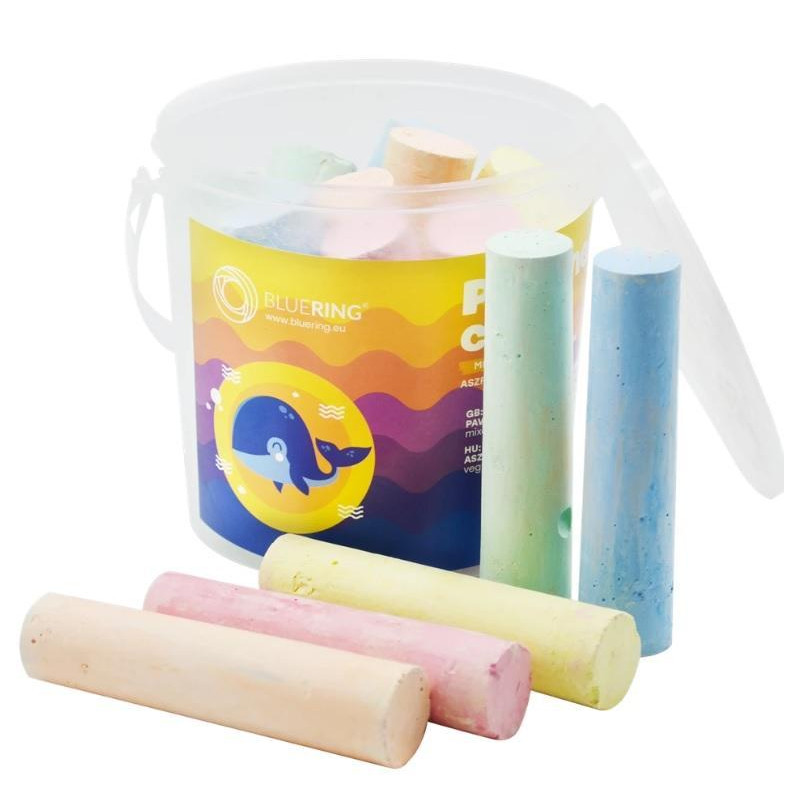 CAJA 15 TIZAS BLUERING COLORES JUMBO CAJA 15 TIZAS BLUERING COLORES JUMBO