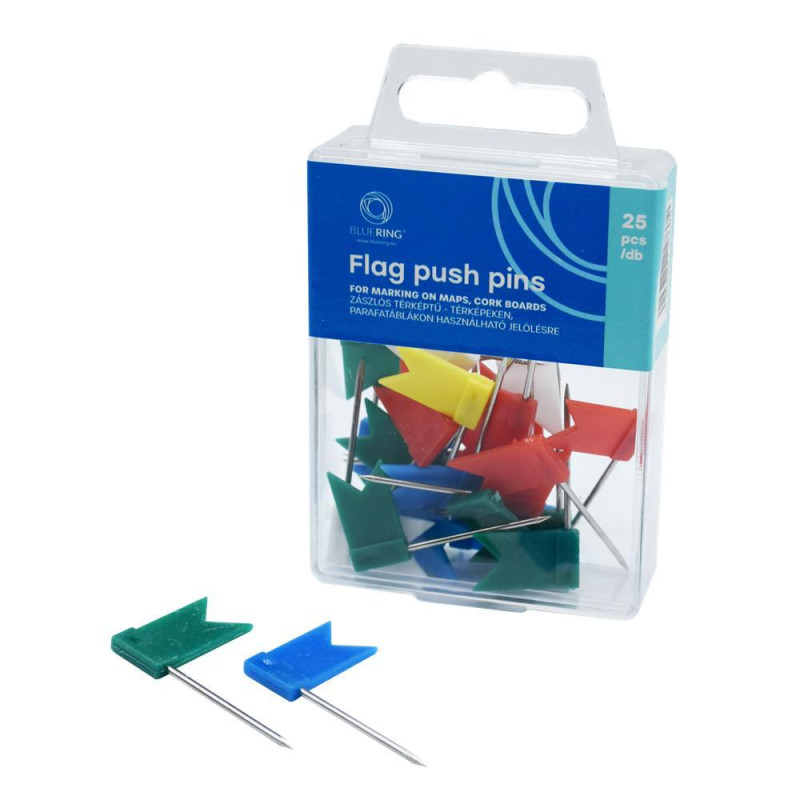 CAJA 25 AGUJAS DE COLORES "BANDERAS" CAJA 25 AGUJAS DE COLORES "BANDERAS"