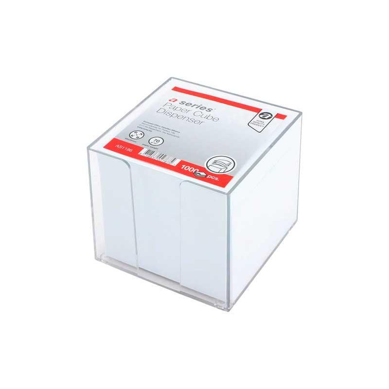 CAJA CON TACO 1000h PAPEL A-SERIES 8,99x8,9cm 70gr CAJA CON TACO 1000h PAPEL A-SERIES 8,99x8,9cm 70gr