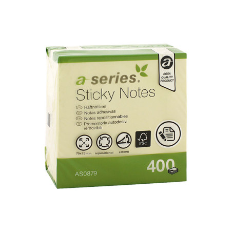 CUBO 400h NOTAS A-SERIES REPOSICIONABLES 75x75