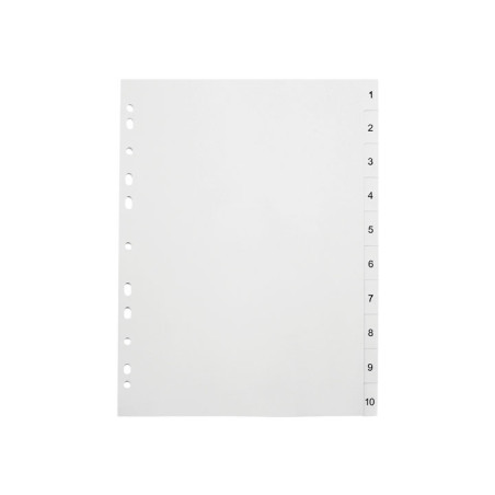 ÍNDICE A-SERIES DE POLIPROPILENO 1-10 POSICIONES