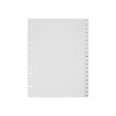 ÍNDICE A-SERIES DE POLIPROPILENO 1-20 POSICIONES