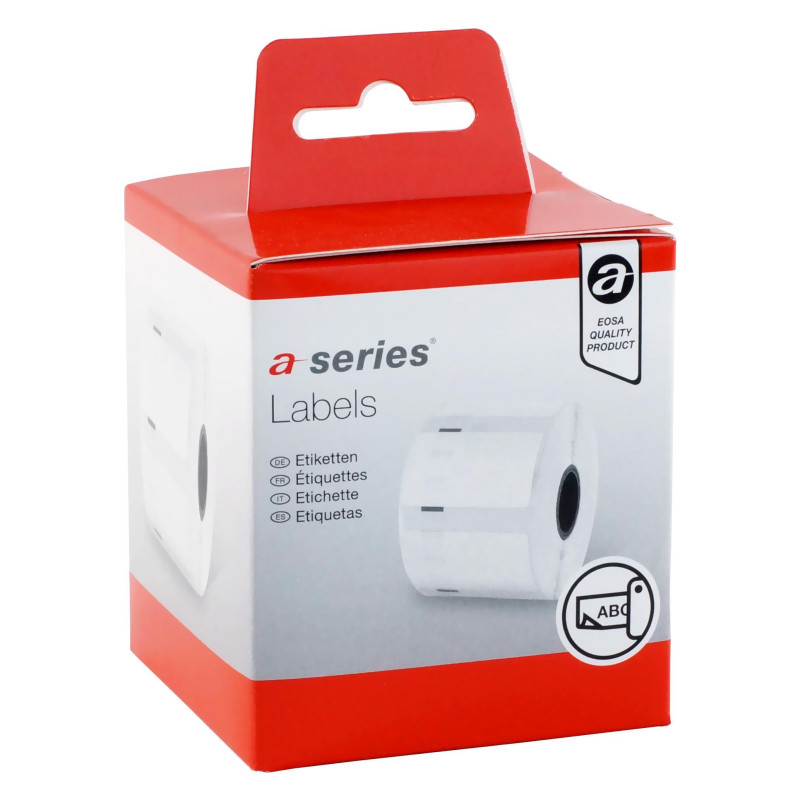 PACK 2 ROLLOS DE ETIQUETAS A-SERIES 36x89 mm PACK 2 ROLLOS DE ETIQUETAS A-SERIES 36x89 mm