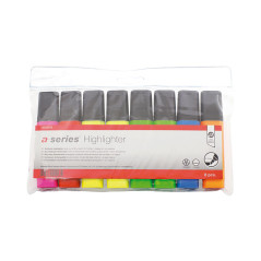 ESTUCHE 8 MARCADORES FLUORESCENTE A-SERIES