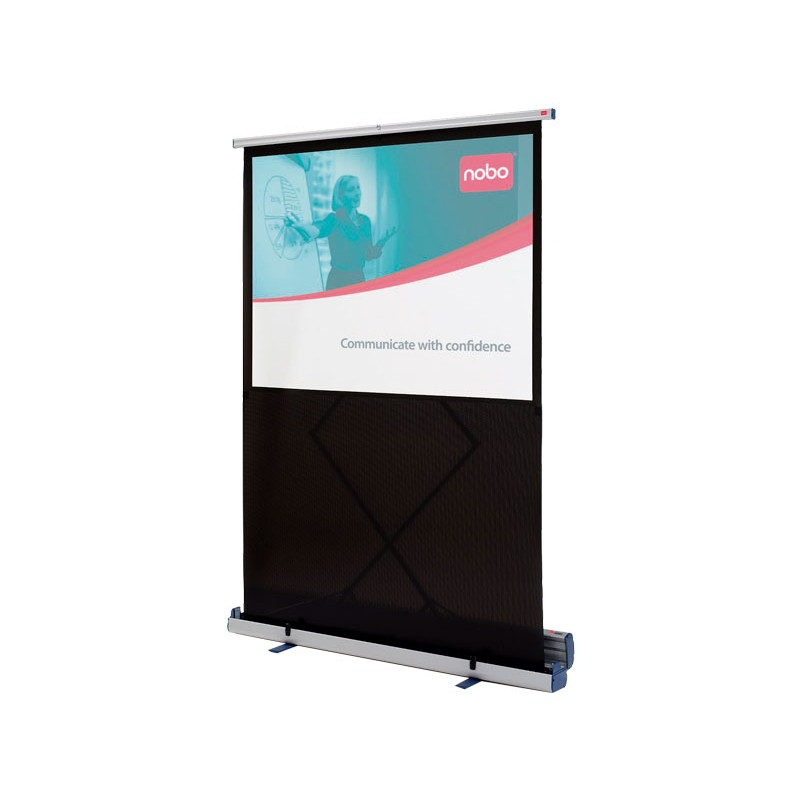 PANTALLA NOBO DE PROYECCION PORTATIL DE SUELO 160x120cm PANTALLA NOBO DE PROYECCION PORTATIL DE SUELO 160x120cm