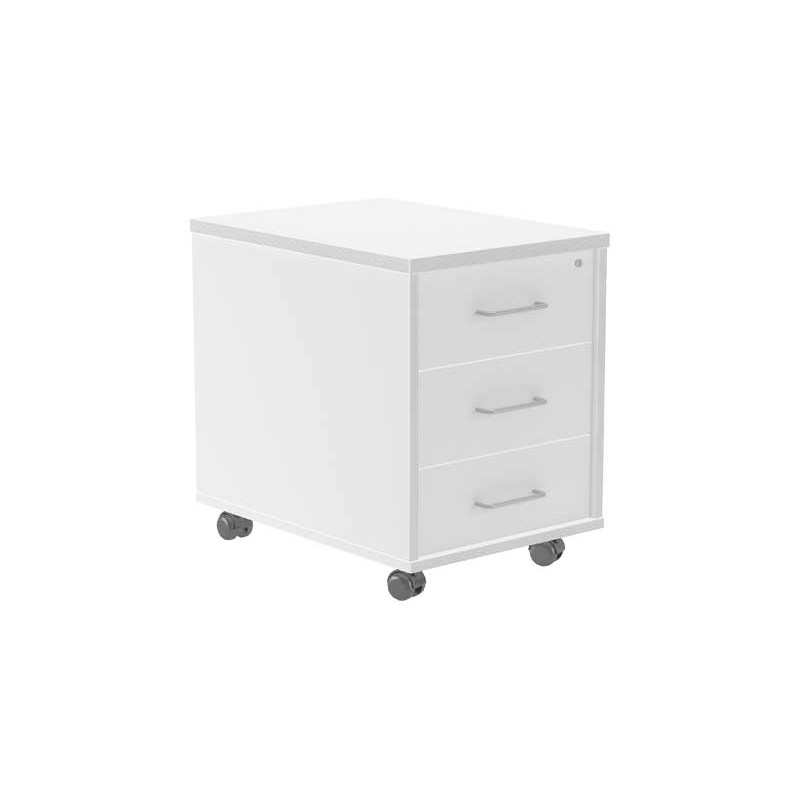 BUCK MÓVIL ROCADA SERIE STORE 3 CAJONES ALUMINIO-BLANCO 43x59x58cm BUCK MÓVIL ROCADA SERIE STORE 3 CAJONES ALUMINIO-BLANCO 43x59x58cm