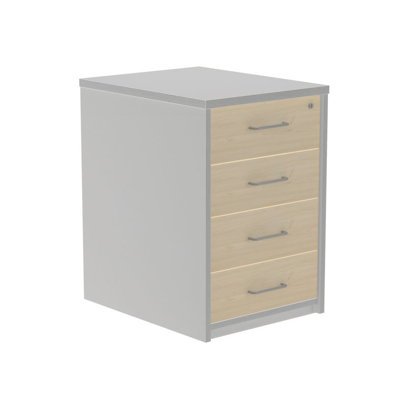 BUCK MÓVIL ROCADA SERIE STORE 4 CAJONES ALUMINIO-HAYA 60x50x72cm BUCK MÓVIL ROCADA SERIE STORE 4 CAJONES ALUMINIO-HAYA 60x50x72cm