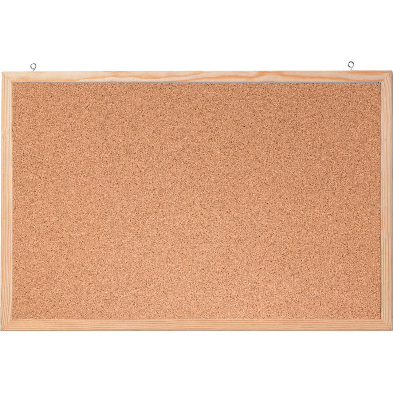 TABLERO DE CORCHO A-SERIES CON MARCO DE MADERA 100x60cm TABLERO DE CORCHO A-SERIES CON MARCO DE MADERA 100x60cm