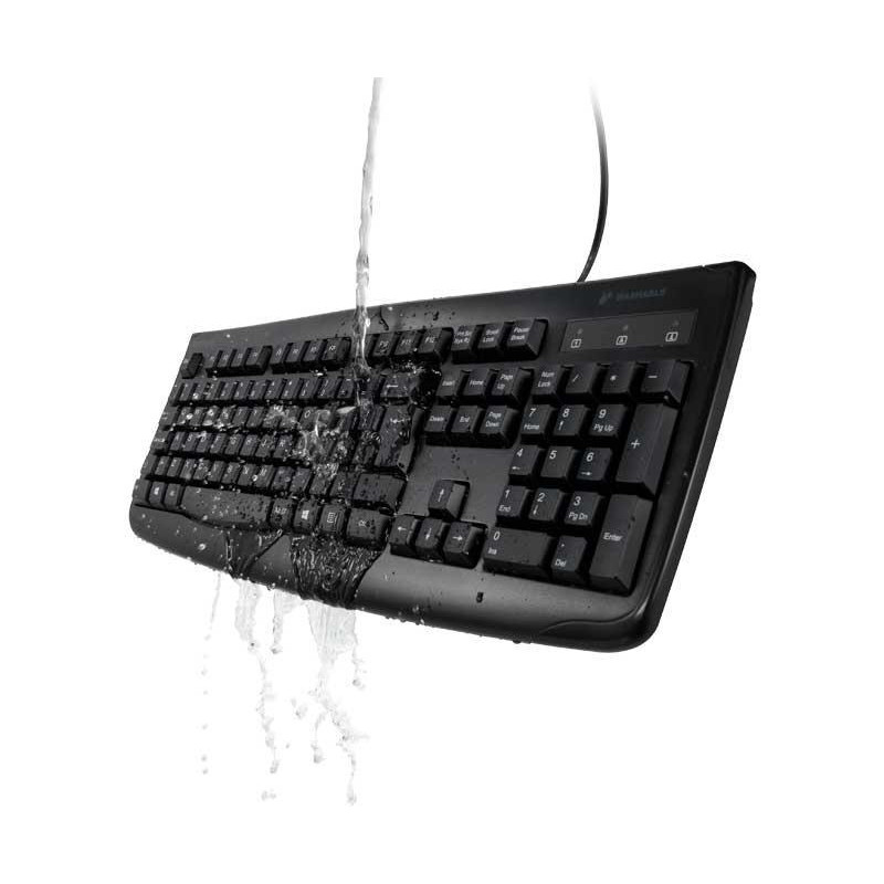 TECLADO KENSINGTON CON CABLE PRO FIT® LAVABLE TECLADO KENSINGTON CON CABLE PRO FIT® LAVABLE
