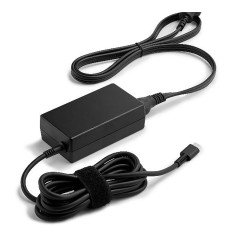 USB-C 65W POWER ADAPTER AND POWER CORD KIT ADAPTADOR E INVERSOR DE CORRIENTE INTERIOR NEGRO
