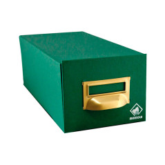 CAJA FICHERO PARA 500 FICHAS 15,5x10cm