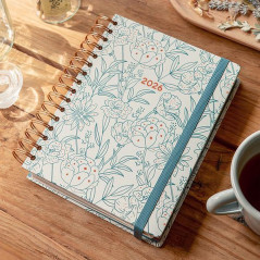 AGENDA 2026 MIQUELRIUS "TRENDS ARNO DUFOUR: BOUQUET" SEMANA VISTA 15,5x21,3cm